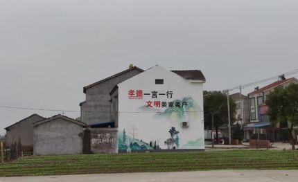 岳池新农村墙绘